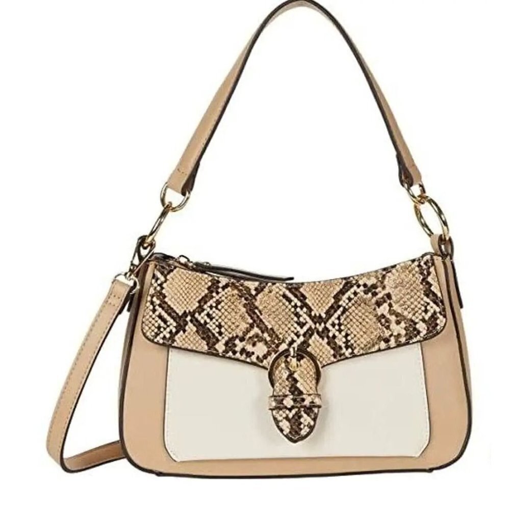 Nanette Lepore Snake Print Satuel Handbag new